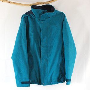 Burton Snowboard Skiing Living Lining Blue Jacket Size Small S Womans Snow Sport